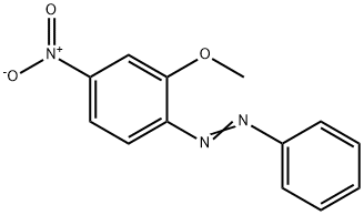 2-METHOXY-4-NITROAZOBENZENE Struktur