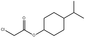 Chloroacetic acid 4-isopropylcyclohexyl ester Struktur