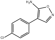 4-(4-Chloro-phenyl)-isoxazol-5-ylamine Struktur