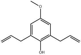 2,6-Diallyl-4-methoxyphenol Struktur