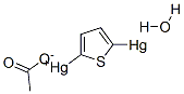 64048-08-4 acetic acid: (5-mercuriothiophen-2-yl)mercury: hydrate