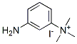 (3-aminophenyl)-trimethyl-azanium iodide Struktur