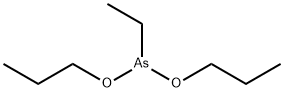 Ethyldipropoxyarsine Struktur