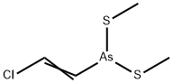 Bis(methylthio)(2-chlorovinyl)arsine Struktur