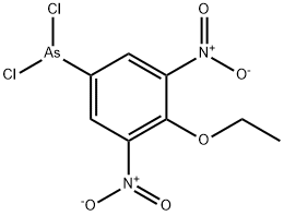 Dichloro(4-ethoxy-3,5-dinitrophenyl)arsine Struktur