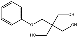 2-ヒドロキシメチル-2-フェノキシメチル-1,3-プロパンジオール 化学構造式