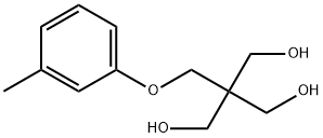 2-(Hydroxymethyl)-2-(m-tolyloxymethyl)-1,3-propanediol Struktur