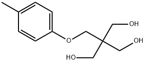 2-(Hydroxymethyl)-2-(p-tolyloxymethyl)-1,3-propanediol Struktur