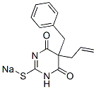 5-Allyl-5-benzyl-2-sodiothio-4,6(1H,5H)-pyrimidinedione 结构式