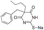 5-Benzyl-5-butyl-2-sodiothio-4,6(1H,5H)-pyrimidinedione Struktur