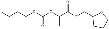 2-[(Butoxycarbonyl)oxy]propionic acid tetrahydrofuran-2-ylmethyl ester Structure