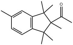 5-ACETYL-1,1,2,3,3,6-HEXAMETHYLINDAN Struktur