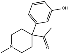 [4-(m-Hydroxyphenyl)-1-methyl-4-piperidyl](methyl) ketone Structure