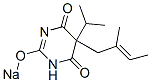 5-Isopropyl-5-(2-methyl-2-butenyl)-2-sodiooxy-4,6(1H,5H)-pyrimidinedione Struktur