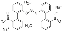 Disodium 2',2'-trithiobis(2-biphenylsulfinate) dihydrate Struktur