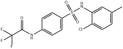 64058-75-9 4'-[(2-Chloro-5-methylphenyl)sulfonylamino]-2,2,2-trifluoroacetanilide