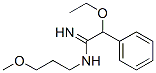2-Ethoxy-N1-(3-methoxypropyl)-2-phenylacetamidine Struktur
