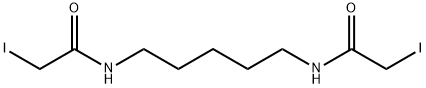N,N'-Pentamethylenebis(iodoacetamide) 结构式