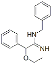 N1-Benzyl-2-ethoxy-2-phenylacetamidine Structure