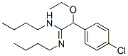 2-(4-Chlorophenyl)-N1,N2-dibutyl-2-ethoxyacetamidine Struktur