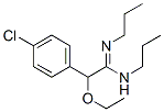 2-(4-Chlorophenyl)-N1,N2-dipropyl-2-ethoxyacetamidine Struktur