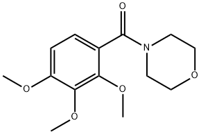 4-(2,3,4-Trimethoxybenzoyl)morpholine 结构式