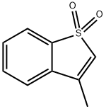 3-甲基苯并噻吩-1,1-二氧化物, 6406-91-3, 结构式