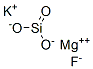Magnesium potassium fluoride silicate Structure