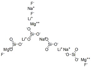 氟云母,64060-48-6,结构式