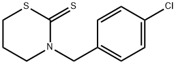3-[(4-chlorophenyl)methyl]-1,3-thiazinane-2-thione Struktur