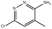 6-クロロ-4-メチルピリダジン-3-アミン 化学構造式