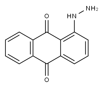 1-hydrazinoanthraquinone Structure