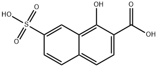 1-hydroxy-7-sulfo-2-naphthoic acid Structure