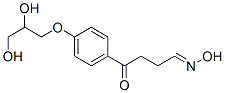 3-[p-(4-Hydroxyiminobutyryl)phenoxy]-1,2-propanediol Struktur