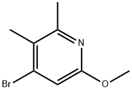 4-溴-6-甲氧基-2,3-二甲基吡啶, 640721-50-2, 结构式