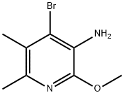 3-Pyridinamine,4-bromo-2-methoxy-5,6-dimethyl- Struktur