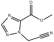 1H-1,2,4-Triazole-5-carboxylicacid,1-(cyanomethyl)-,methylester(9CI) Struktur