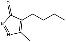3H-Pyrazol-3-one,  4-butyl-5-methyl- Structure