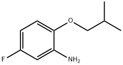5-フルオロ-2-イソブトキシアニリン 化学構造式