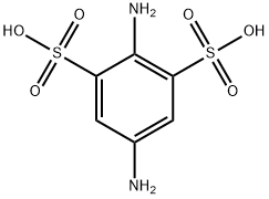 2,5-二氨基苯基-1,3-二磺酸,6409-48-9,结构式