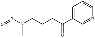 4-甲基亚硝胺基-1-3-吡啶基-1-丁酮(NNK), 64091-91-4, 结构式