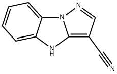 4H - 吡唑并<1,5 - A>苯并咪唑 - 3 - 甲腈, 64096-91-9, 结构式