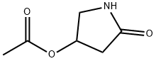 4-(acetyloxy)-2-Pyrrolidinone Struktur