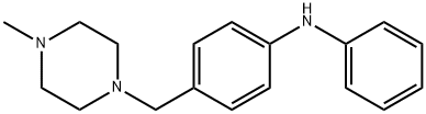 1-(p-Anilinobenzyl)-4-methylpiperazine Struktur