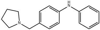 1-(p-Anilinobenzyl)pyrrolidine Struktur