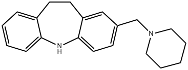 10,11-Dihydro-2-(1-piperidinylmethyl)-5H-dibenz[b,f]azepine Struktur