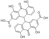 (R*,R*)-(+)-9,9',10,10'-Tetrahydro-4,4',5,5'-tetrahydroxy-10,10'-dioxo[9,9'-bianthracen]-2,2'-dicarbonsure