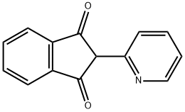 2-pyridin-2-ylindene-1,3-dione Structure