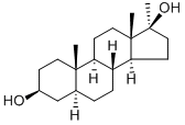 17Α-甲基-5Α-雄甾-3Β,17Β-二醇,641-83-8,结构式