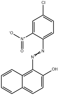 1-[(4-chloro-2-nitrophenyl)azo]-2-naphthol  Structure